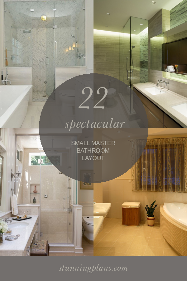 22 Spectacular Small Master Bathroom Layout Home, Family, Style and